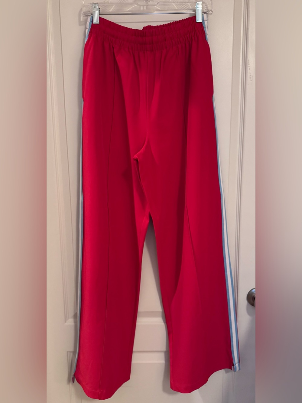 all in motion Red Track Pants with Side Stripes
